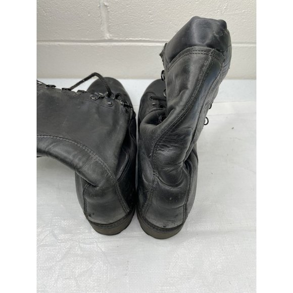 Matterhorn Men's Black Leather Waterproof Vibram Sole Steel Toed Work Boots Sz 9 - Picture 2 of 6